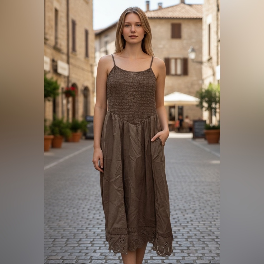 AMERICAN EAGLE Elegant Brown Women's Dress